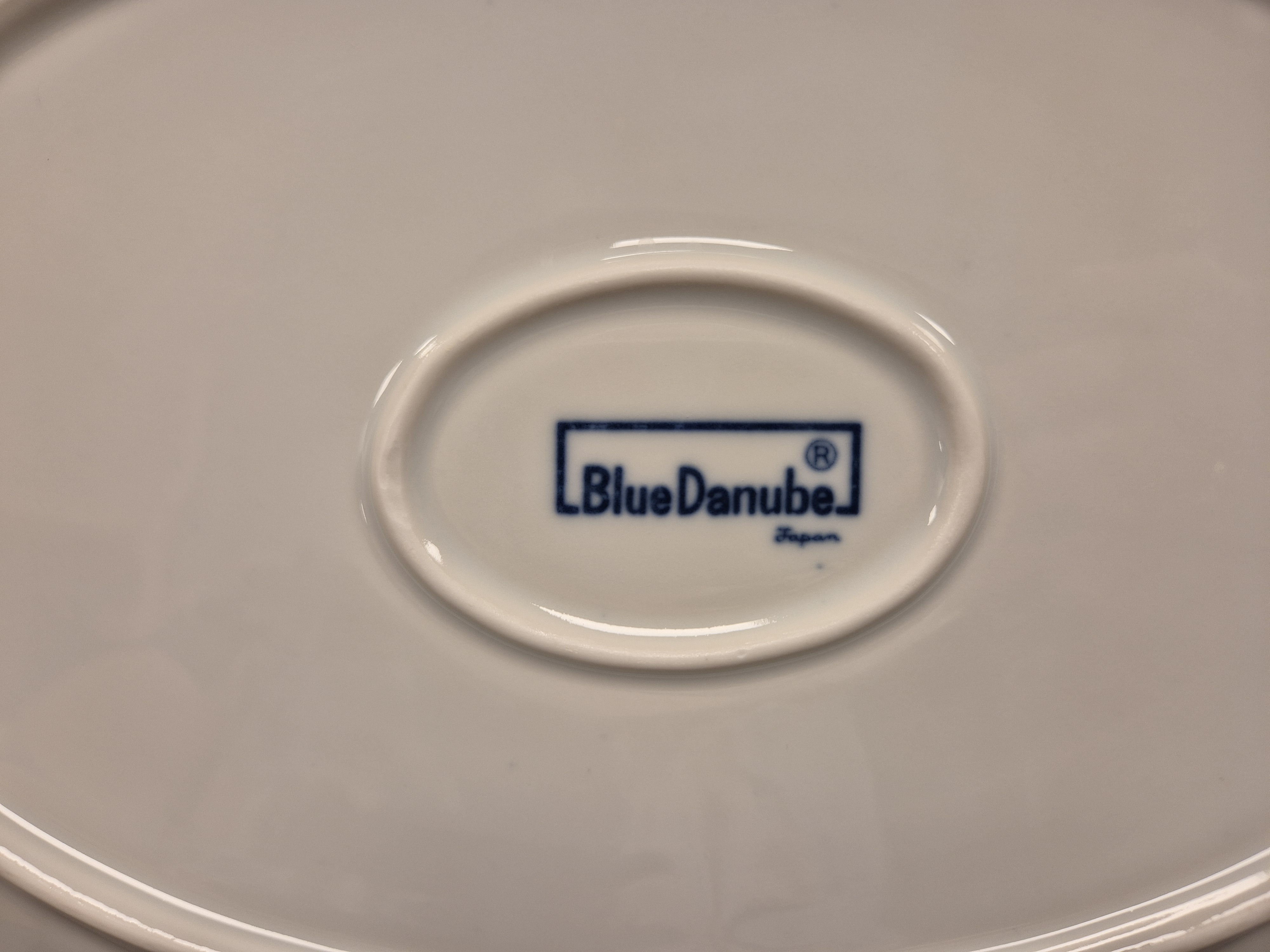 Blue Danube ovale schaal 31 cm