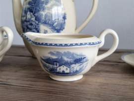 Landschap Blauw Societe Ceramique blauw Koffieservies 6-pers. (rond model)