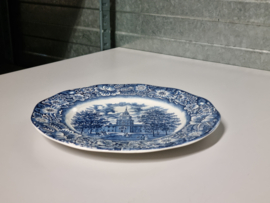 Engels blauw Liberty Blue plat dinerbord 25 cm