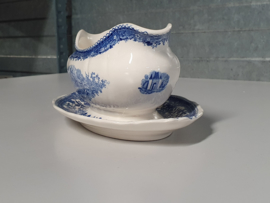 Villeroy en Boch Burgenland blauw Juskom op onderschotel