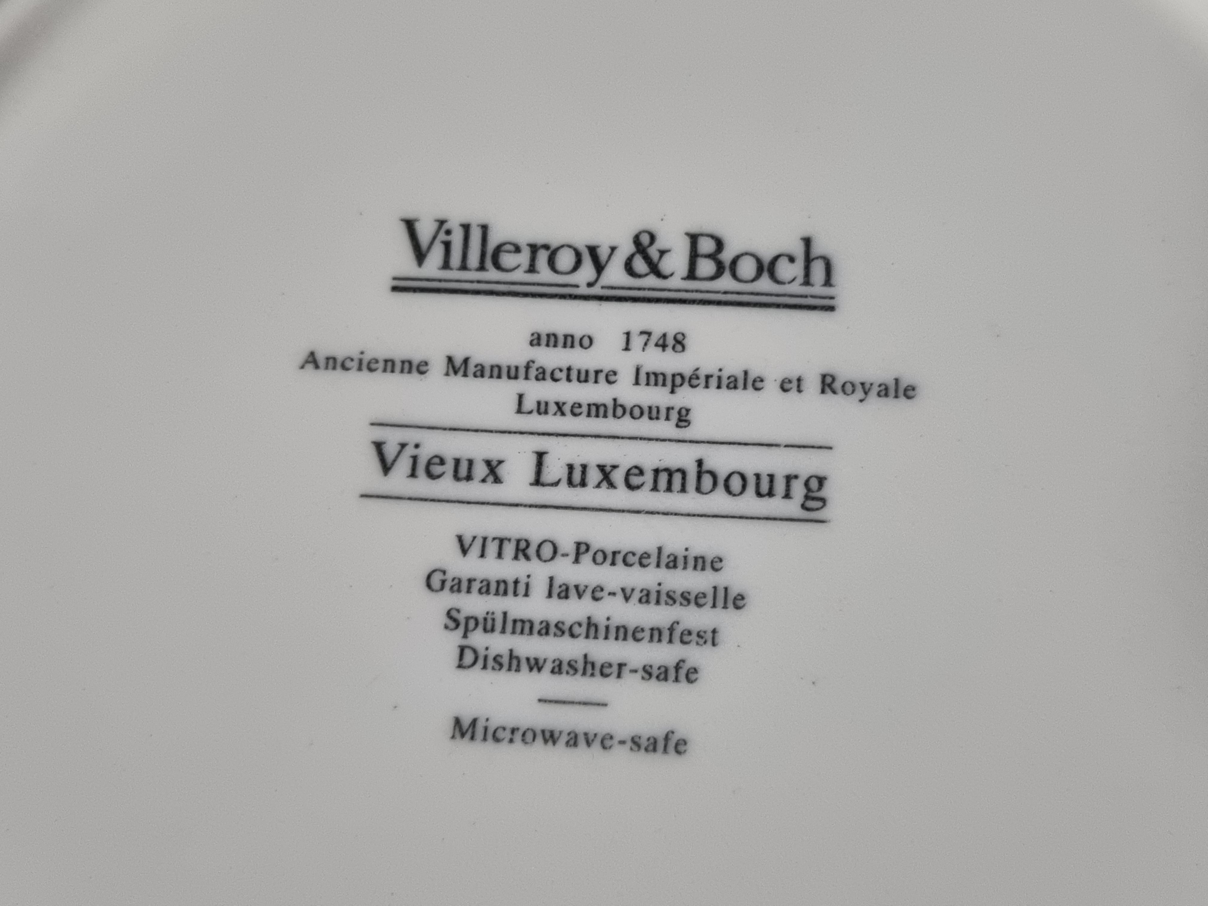 Villeroy & Boch Alt Vieux Luxembourg set 3x diep bord 22,5 cm