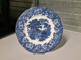 Engels blauw Enoch Wedgwood Woodland Dinerbord 25 cm