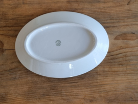 Mosa Maastricht wit ovaal schaaltje 24 cm