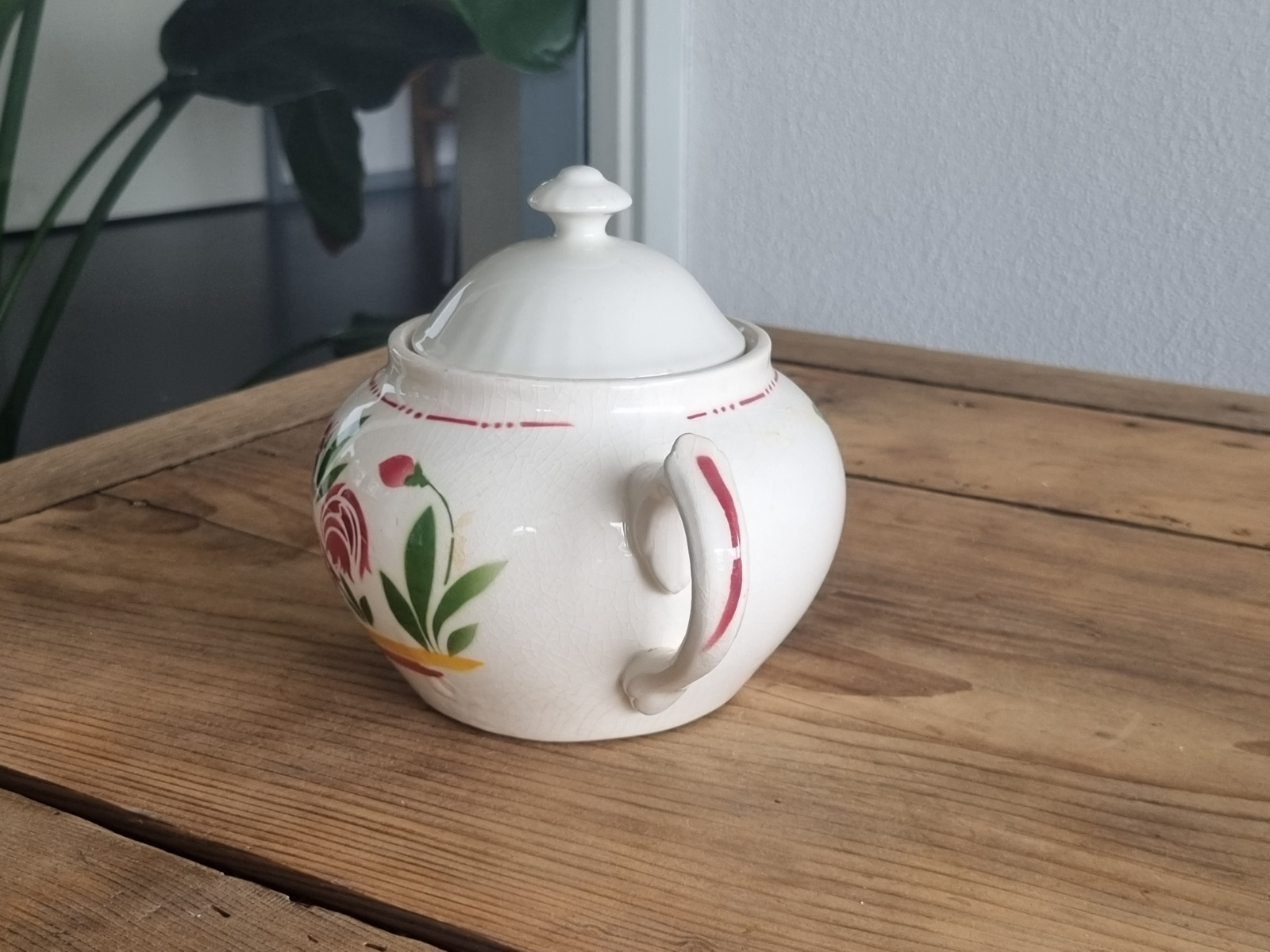 Boch Belgium decor Coq Hardi | Haan Suikerpot