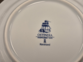 Rorstrand Ostindia set van 6x dessertbordje serveerbordje 18 cm (Porselein)