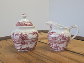 Engels rood Grindley Homeland roomstel