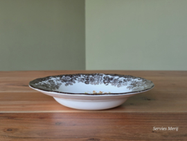 Engels Palissy Game Series diep bord 22,5 cm (afb. hoenders)
