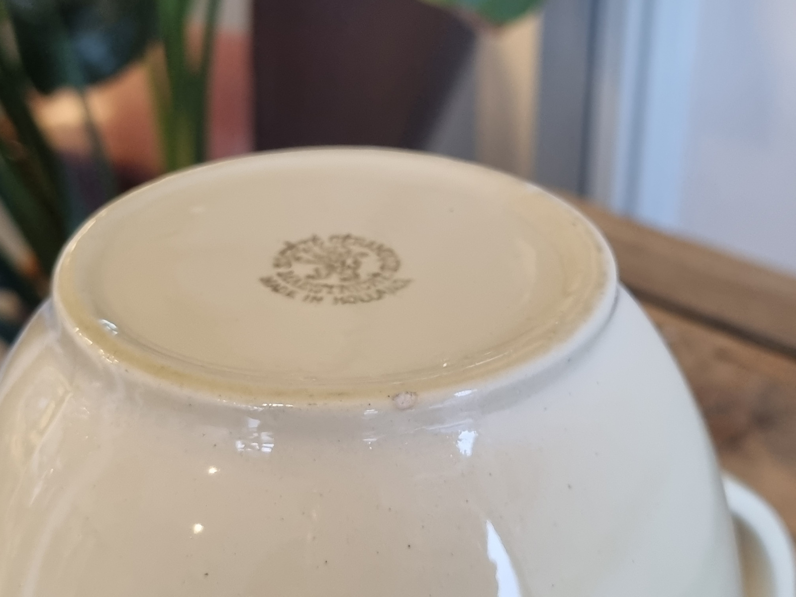 Boerenbont 417 Societe Ceramique Koffiepot (creme)