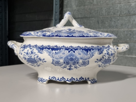 Boch BFK decor Dordrecht blauw kleinste Dekschaal Terrine