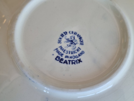 Beatrix Societe Ceramique set 6x Chocoladekom Soepkom  met 1 oor (uniek met 1 oor)