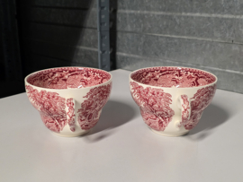 Engels Mason's Vista rood set 2x grote chocolademokken