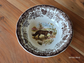 Engels Palissy Game Series hoge ronde schaal 24 cm (afb. vos)