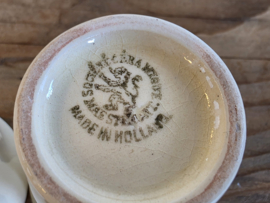 Societe Ceramique set 2x eierdopje laag model creme