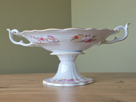 Petrus Regout Portici tazza, hoge schaal op voet met zeldzame oren (model Wellington)