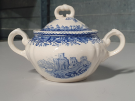 Villeroy en Boch Burgenland blauw Suikerpotje (klein model)