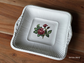 Wedgwood Moss Rose vierkante schaal 23 cm