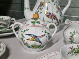 Copeland Spode Chelsea Birds Koffieservies Theeservies 5 personen