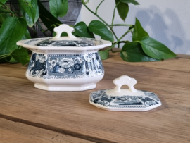 Victoria Groen Societe Ceramique losse deksel voor de Suikerpot