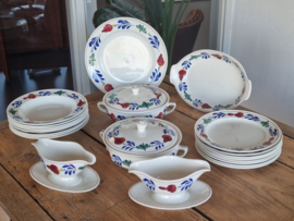 Boerenbont Boch compleet eetservies 8 persoons 22 delen