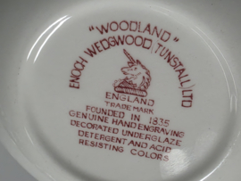 Engels rood Enoch Wedgwood Woodland rond schaaltje 16 cm