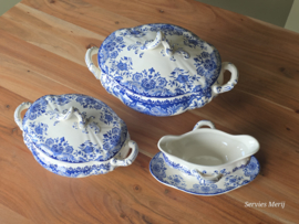 Boch BFK decor Dordrecht blauw schalenset 3 delig