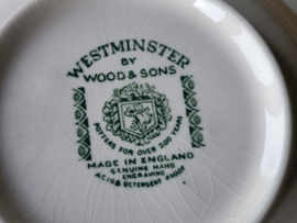 Engels groen Wood & Sons Westminster dekschaal terrine