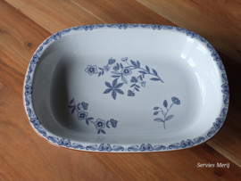 Rorstrand Ostindia East Indies hoge rechthoek schaal 32 cm (Porselein)