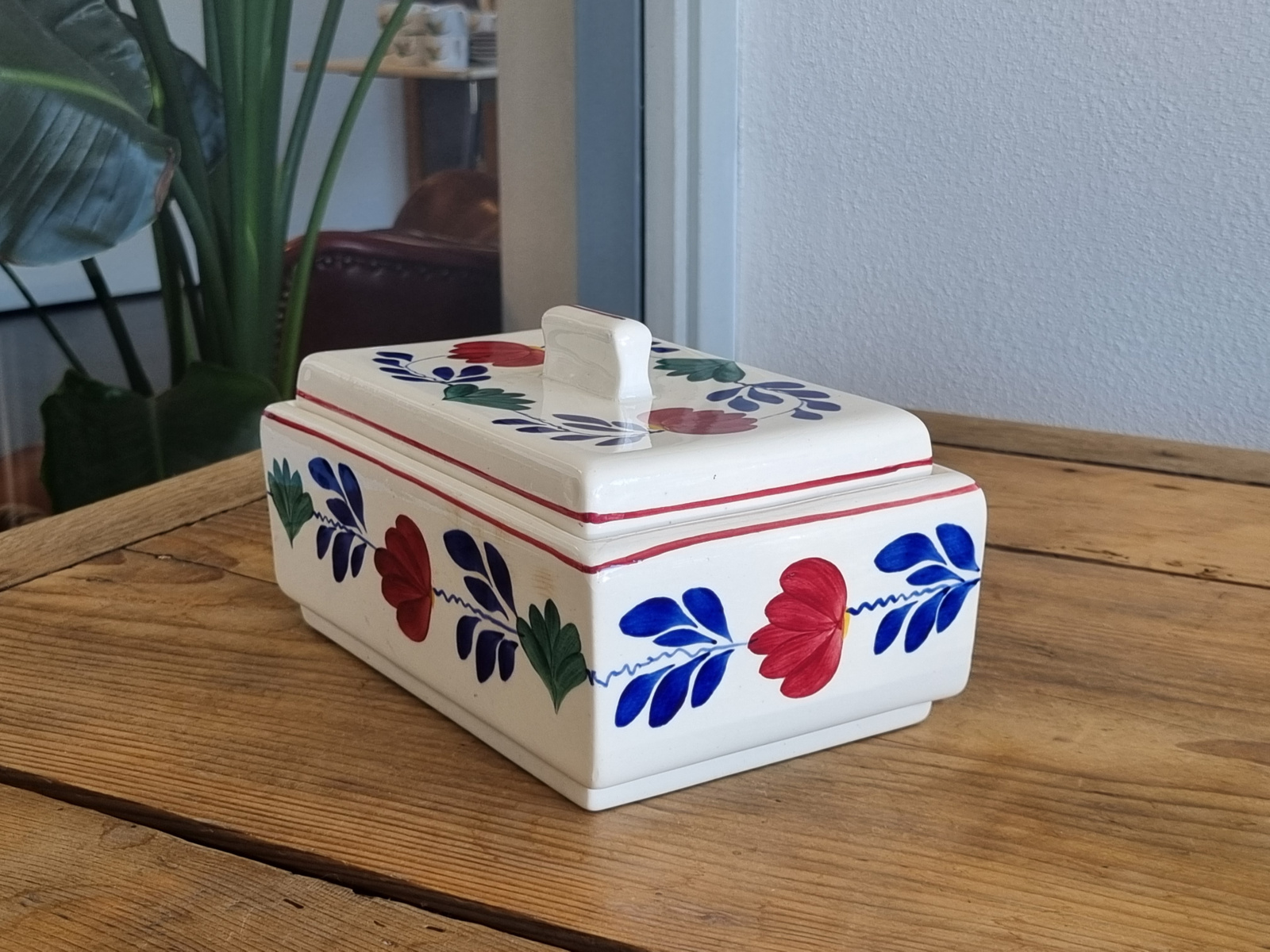 Oud Boerenbont Societe Ceramique 483a Koekdoos