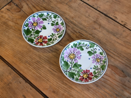 Societe Ceramique Schrijfnamendecor Brabant set 2x Schotel 13 cm