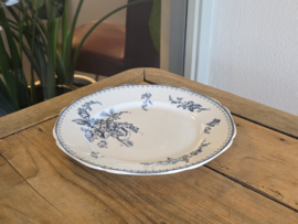Meibloem Petrus Regout plat diner bord 23,5 cm (hoekig model)