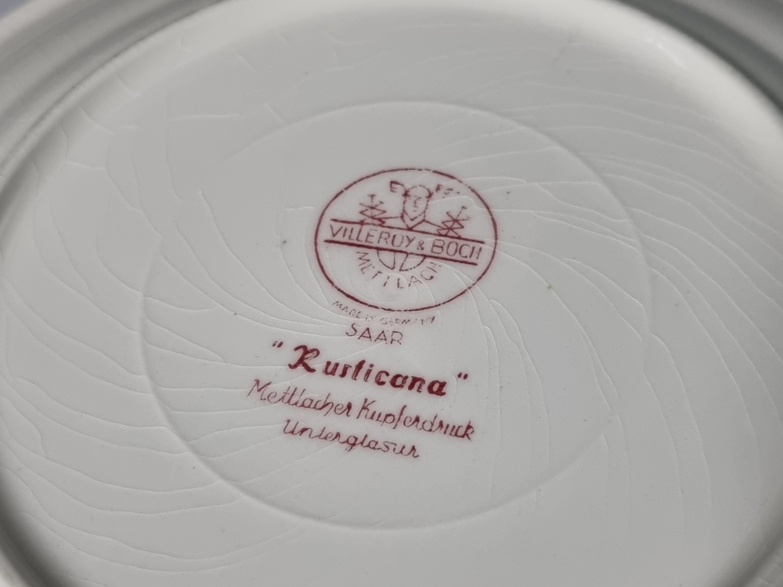 Villeroy en Boch Rusticana set 4x ontbijtbordje 20,5 cm