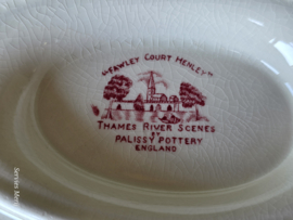 Engels rood Palissy River Scenes Sauskom