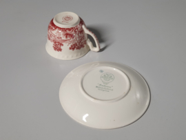 Villeroy en Boch Rusticana rood Koffie Kop en schotel