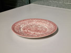 Engels rood Ironstone Tableware Ontbijtbordje 19,5 cm