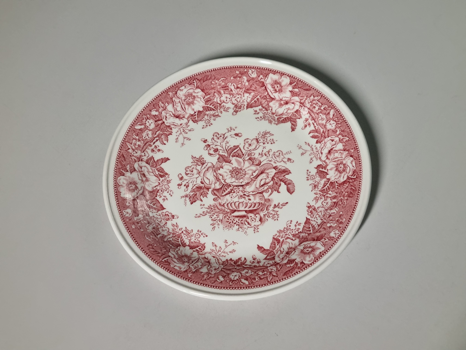 Villeroy en Boch Balmoral rood ontbijtbord 21 cm