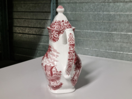 Engels rood Grindley decor Homeland Koffiestel