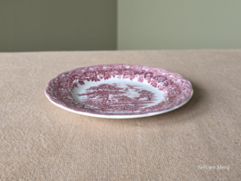 Engels rood Grindley Country Style gebaksbord 15 cm