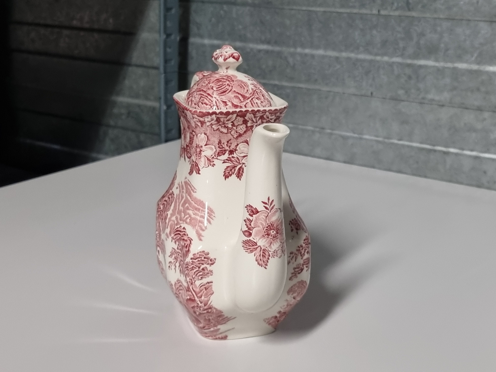 Engels rood Enoch Wedgwood Woodland Koffiepot 16 cm