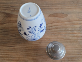 Zwiebelmuster Huttensteinach rond Vaasje met deksel