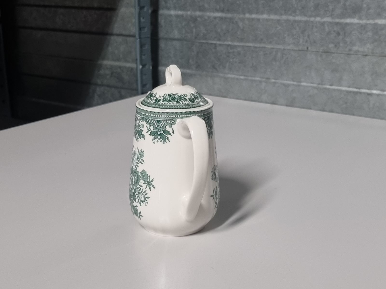 Villeroy en Boch Fasan groen schenkkannetje met deksel