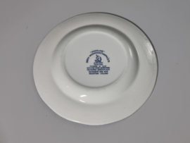 Engels blauw Enoch Wedgwood Woodland ontbijtbordje 20 cm