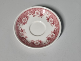 Villeroy en Boch Balmoral  rood los Schoteltje 12 cm voor een Espressokopje