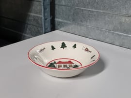 Engels Mason's Christmas Village 1796 Kerstservies Serveerschaaltje 15,5 cm