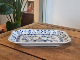 Zwiebelmuster Regout rechthoekige serveerschaal 31 cm