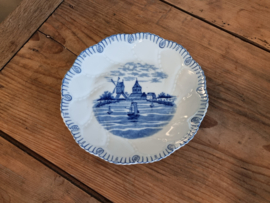 Bootjes Regout model Zwiebelmuster bordje 21 cm
