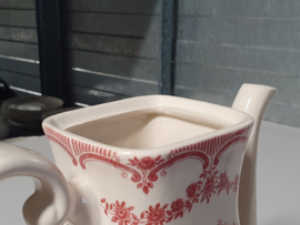 Engels rood Staffordshire Koffie-Theepot