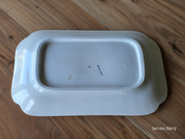 Meibloem Petrus Regout rechthoekige schaal 38 cm (hoekig model)