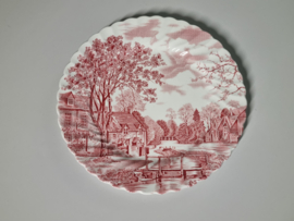 Engels rood Cotswold by Johnson Brothers Plat Dinerbord 24,5 cm