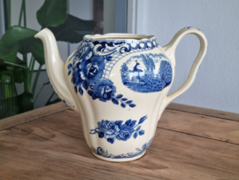 Peacock blauw Societe Ceramique Koffiepot zonder deksel (creme)