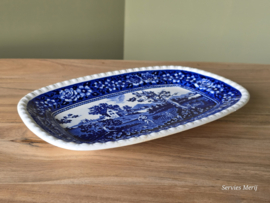Villeroy en Boch Rusticana blauw rechthoekige schaal 30 cm